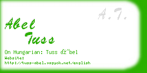 abel tuss business card